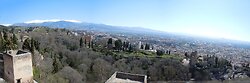 Panorama shot from the Alhambra